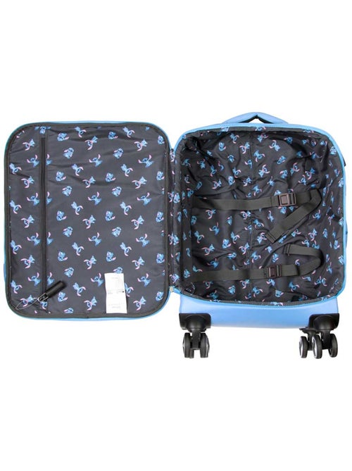 Disney Lilo y Stitch Face Maleta de Cabina 4 Ruedas, Azul - Kiabi