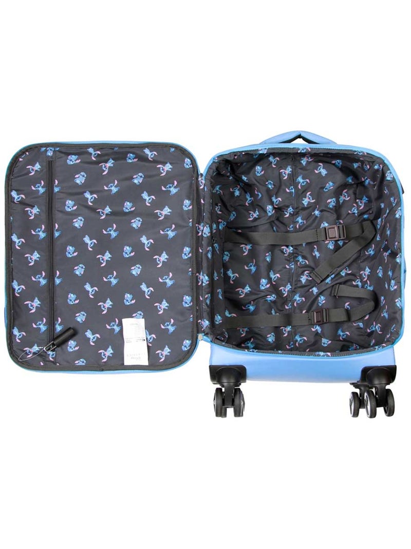 Disney Lilo y Stitch Face Maleta de Cabina 4 Ruedas, Azul Azul - Kiabi