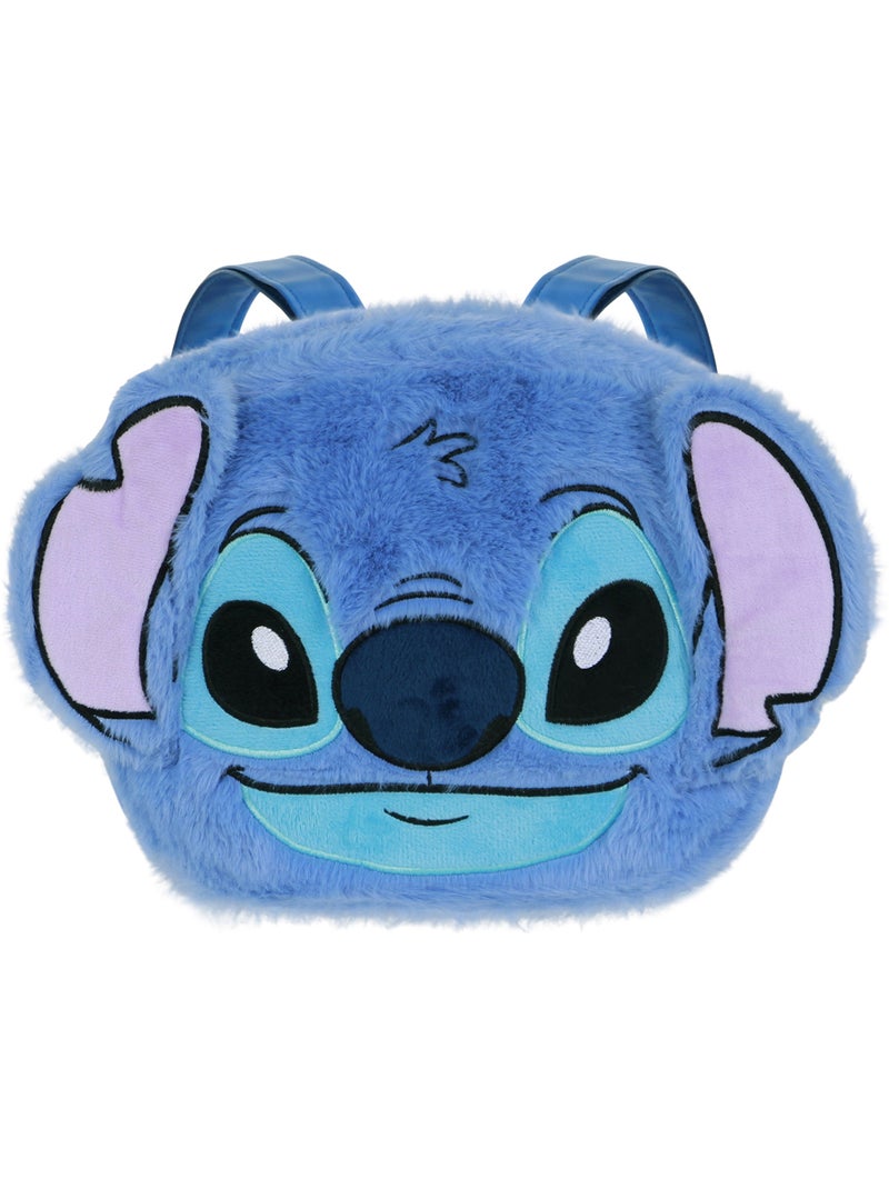 Disney Lilo y Stitch Heart Mochila Plush Face, Azul Azul - Kiabi