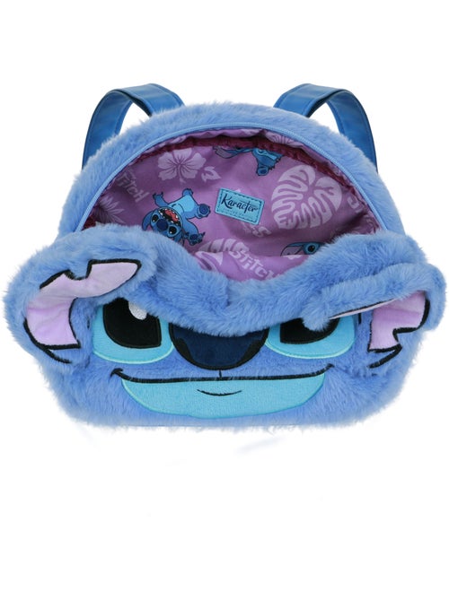 Disney Lilo y Stitch Heart Mochila Plush Face, Azul - Kiabi