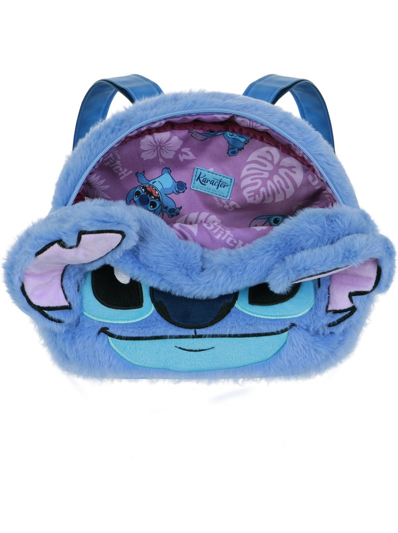 Disney Lilo y Stitch Heart Mochila Plush Face, Azul Azul - Kiabi