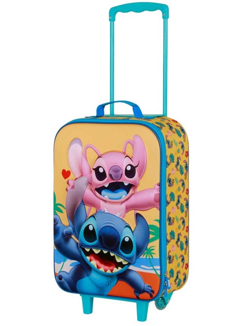 Disney Lilo y Stitch Ocean Maleta Trolley Soft 3D, Azul - Kiabi