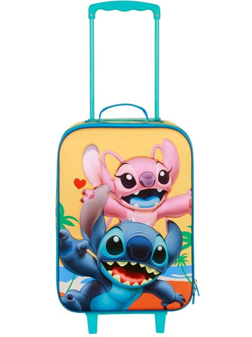 Disney Lilo y Stitch Ocean Maleta Trolley Soft 3D, Azul - Kiabi