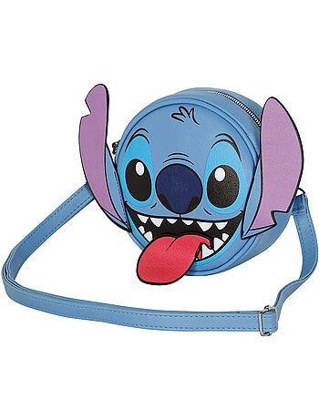 Disney lilo y stitch tongue bolso bandolera redondo, azul