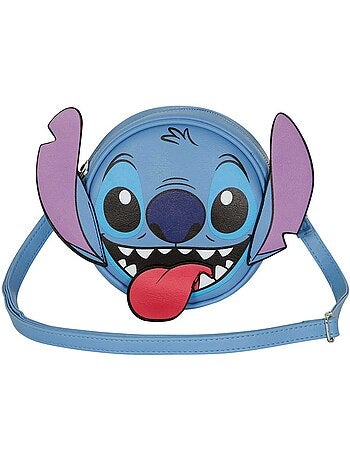 Disney lilo y stitch tongue bolso bandolera redondo, azul