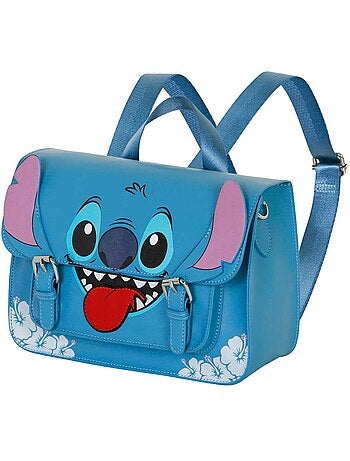 Disney Lilo y Stitch Tongue Bolso-Mochila Satchel, Azul