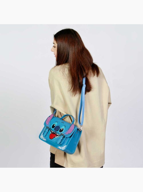 Disney Lilo y Stitch Tongue Bolso-Mochila Satchel, Azul - Kiabi Disney Lilo y Stitch Tongue Bolso-Mochila Satchel, Azul - Kiabi