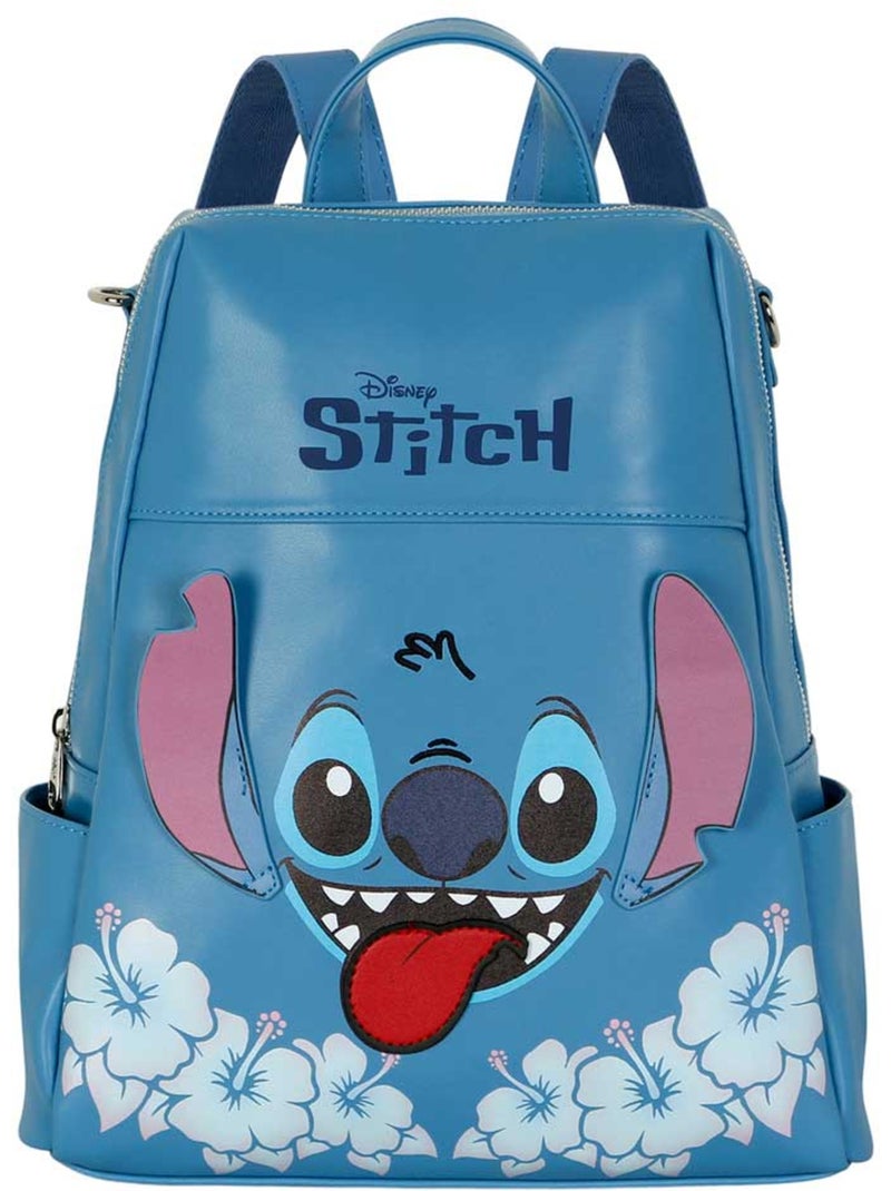 Disney Lilo y Stitch Tongue Mochila Shield, Azul Azul - Kiabi