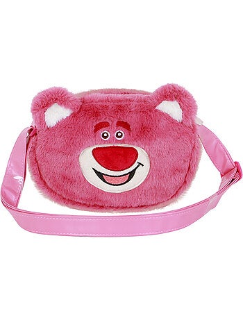Disney Lotso Cariñoso Strawberry Mini Bolso Bandolera Plush, Rosa