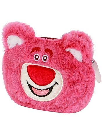 Disney Lotso Cariñoso Strawberry Monedero Pill Plush, Rosa