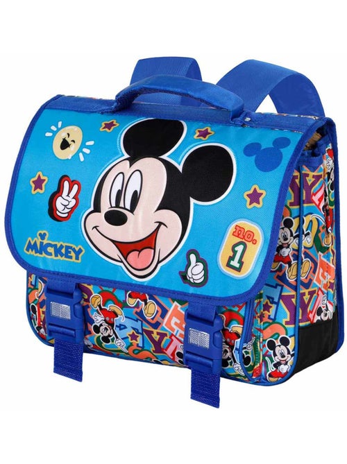 Disney Mickey Mouse Blissy Mochila Cartable 2.0, Azul - Kiabi Disney Mickey Mouse Blissy Mochila Cartable 2.0, Azul - Kiabi