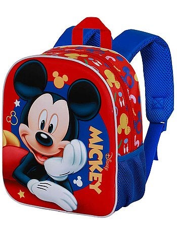 Disney Mickey Mouse Buddy Mochila 3D Elite, Rojo