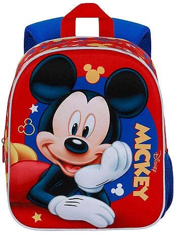 Disney Mickey Mouse Buddy Mochila 3D Elite, Rojo