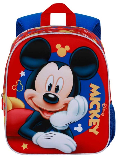 Disney Mickey Mouse Buddy Mochila 3D Elite, Rojo - Kiabi