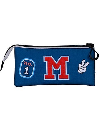 Disney Mickey Mouse Class Estuche Portatodo Triple, Azul
