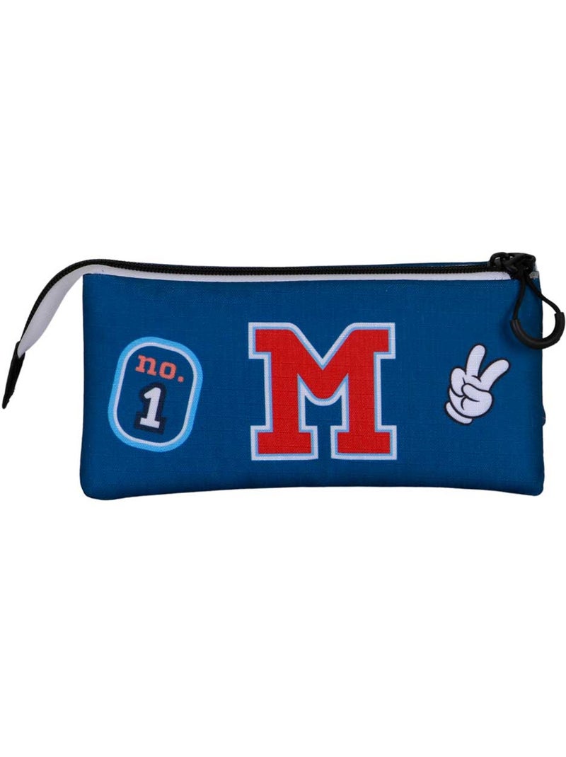 Disney Mickey Mouse Class Estuche Portatodo Triple, Azul Azul - Kiabi