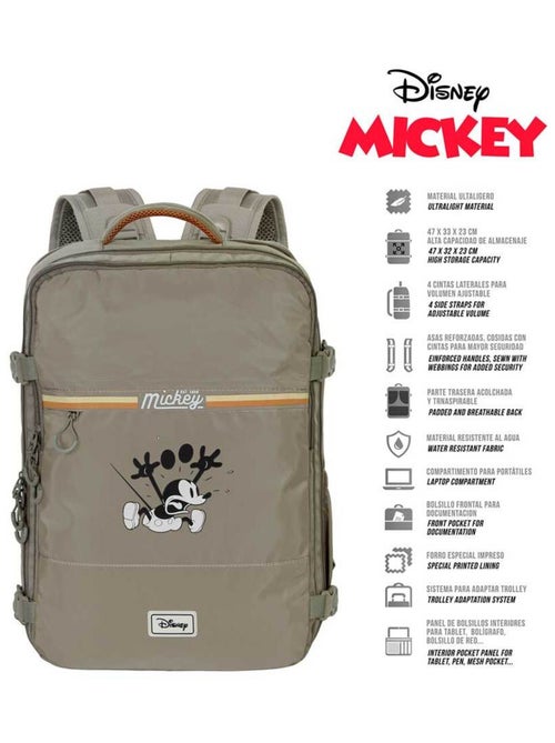 Disney Mickey Mouse Face Mochila de Viaje Mercury Grande 47x23x33cm, Multicolor - Kiabi Disney Mickey Mouse Face Mochila de Viaje Mercury Grande 47x23x33cm, Multicolor - Kiabi