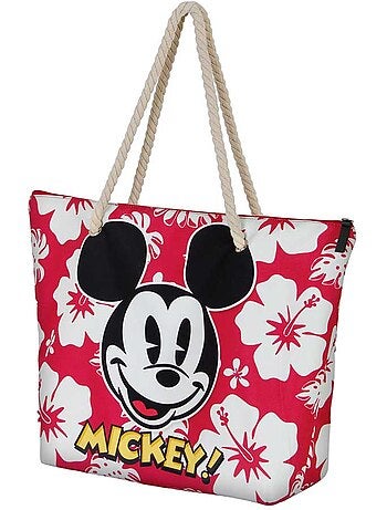 Disney Mickey Mouse Hawaii Bolsa de Playa Soleil, Rojo