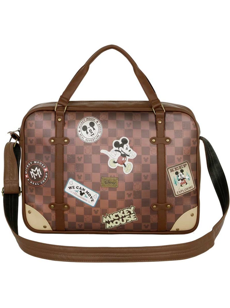 Disney Mickey Mouse Journey Bolso para Portátil Laptop, Marrón Marrón - Kiabi