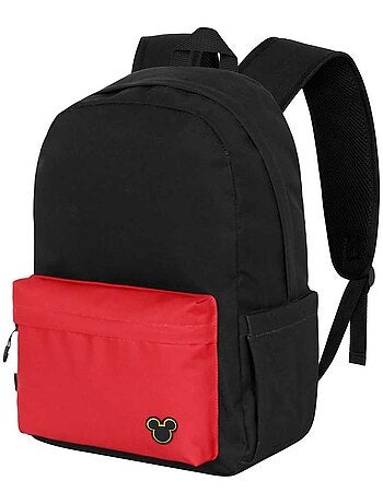 Disney Mickey Mouse MK Mochila Block, Negro