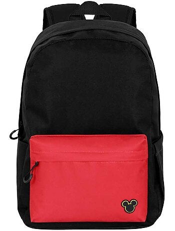 Disney Mickey Mouse MK Mochila Block, Negro