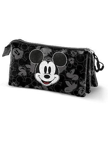 Disney Mickey Mouse Year Estuche Portatodo Triple, Negro