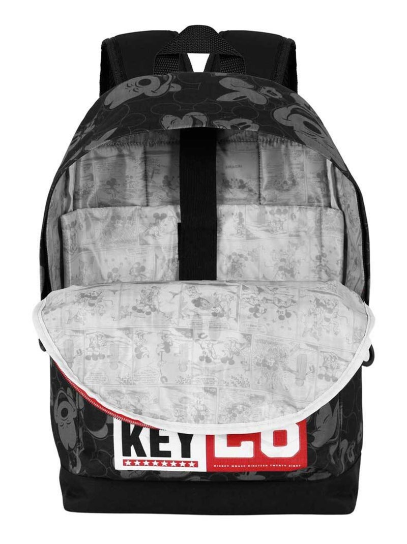 Disney Mickey Mouse Year Mochila HS FAN 2.2, Negro Negro - Kiabi
