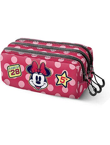 Disney Minnie Mouse Class Estuche Portatodo Trick FAN 2.2, Rosa