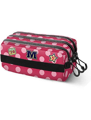 Disney Minnie Mouse Class Estuche Portatodo Trick FAN 2.2, Rosa