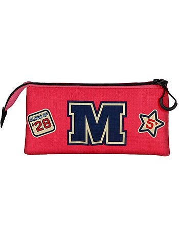 Disney Minnie Mouse Class Estuche Portatodo Triple, Rosa