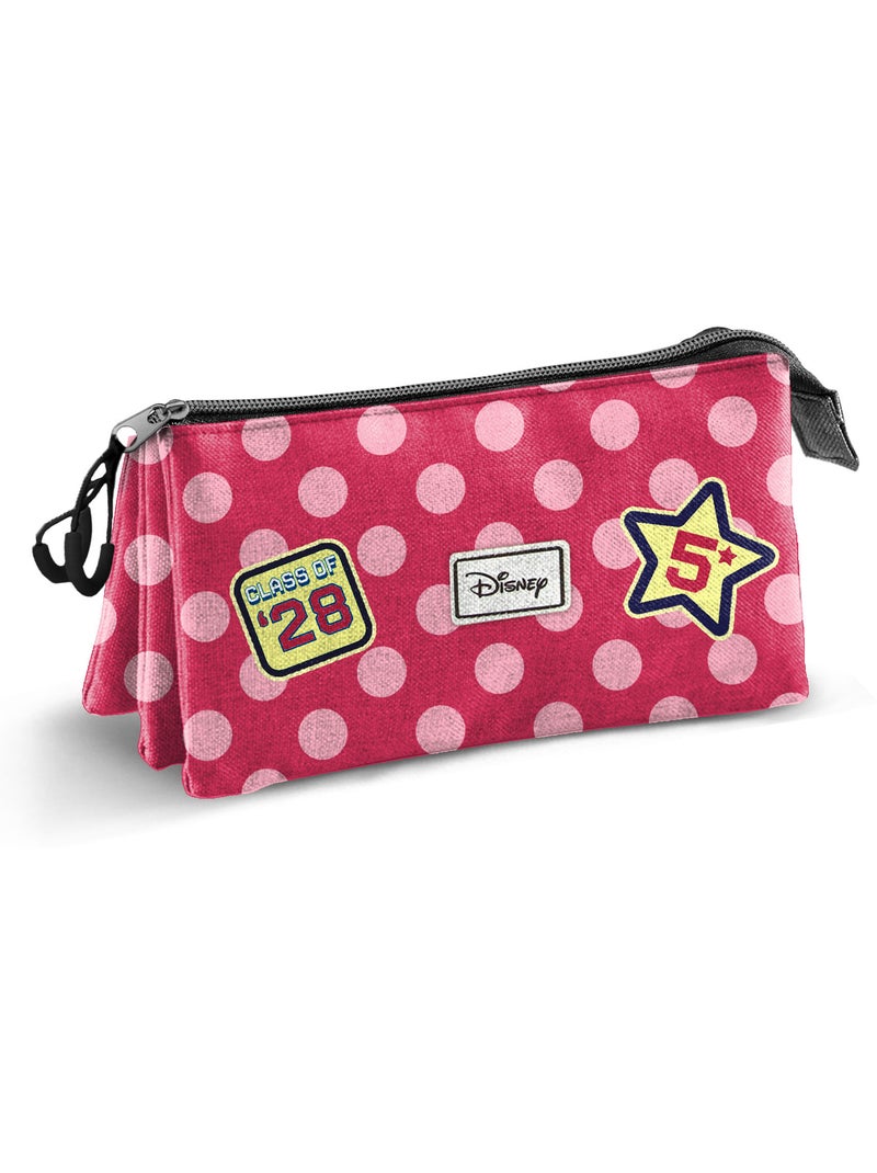Disney Minnie Mouse Class Estuche Portatodo Triple, Rosa Rosa - Kiabi