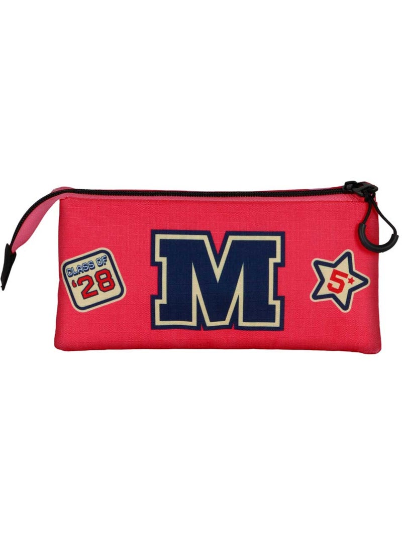 Disney Minnie Mouse Class Estuche Portatodo Triple, Rosa Rosa - Kiabi
