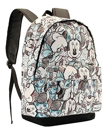 Disney Minnie Mouse Drawing Mochila HS FAN 2.2, Gris