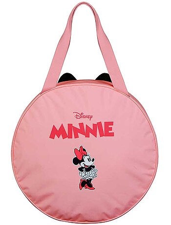 Disney Minnie Mouse Face Bolsa de Playa Jumbo, Multicolor