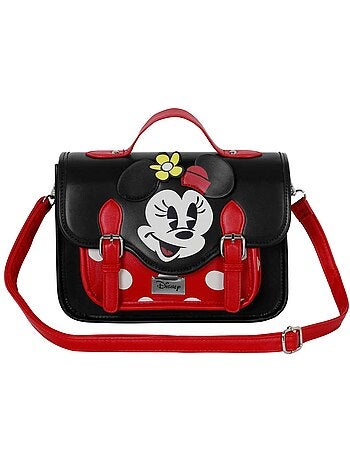Disney Minnie Mouse Face Bolso-Mochila Satchel, Multicolor