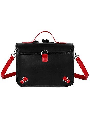 Disney Minnie Mouse Face Bolso-Mochila Satchel, Multicolor