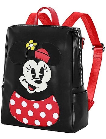 Disney Minnie Mouse Face Mochila Shield, Multicolor