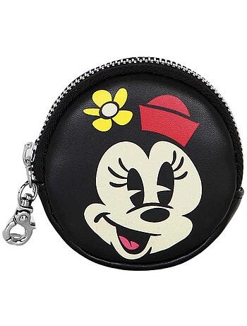 Disney Minnie Mouse Face Monedero Cookie, Multicolor