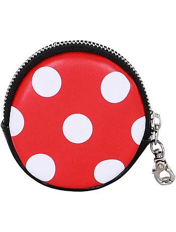 Disney Minnie Mouse Face Monedero Cookie, Multicolor