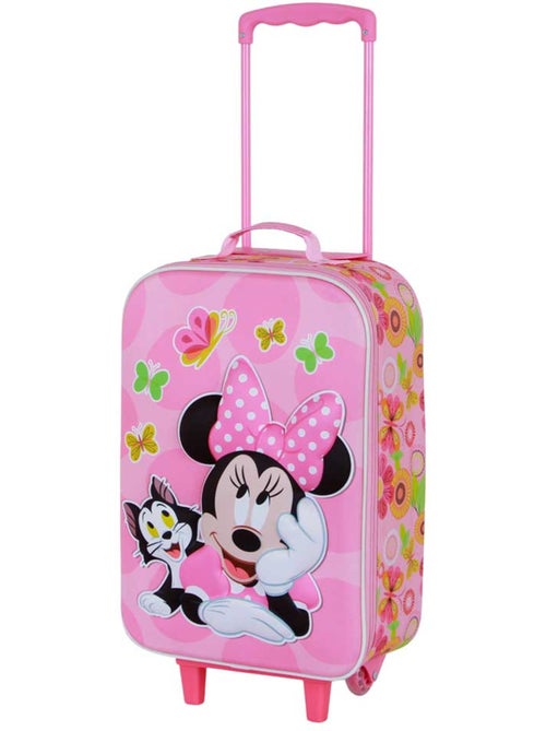 Disney Minnie Mouse Kitten Maleta Trolley Soft 3D, Rosa - Kiabi