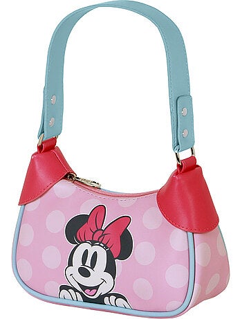 Disney Minnie Mouse Ribbon Bolso Fancy Casual, Rosa