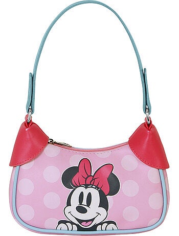 Disney Minnie Mouse Ribbon Bolso Fancy Casual, Rosa