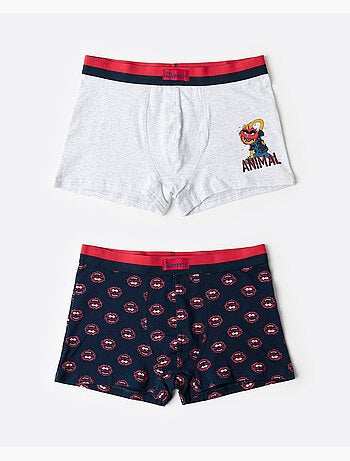 DISNEY MUPPETS Calzoncillo/Boxer Animal para Hombre, (Caja de 2 unidades)