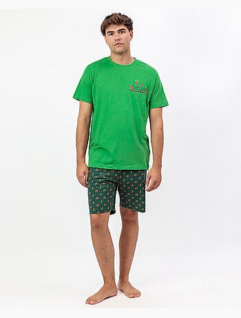 DISNEY MUPPETS Pijama Manga Corta Kermit the Frog para Hombre