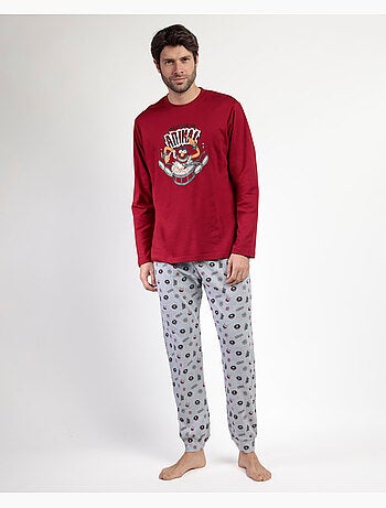 DISNEY MUPPETS Pijama Manga Larga Animal Drumer para Hombre