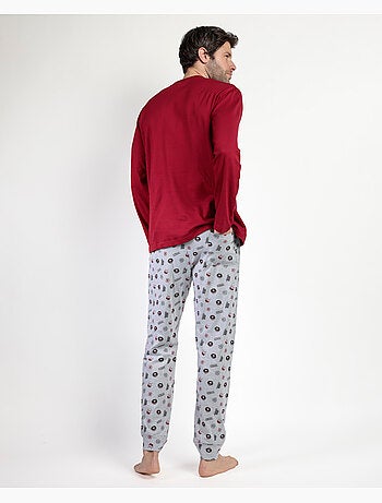 DISNEY MUPPETS Pijama Manga Larga Animal Drumer para Hombre