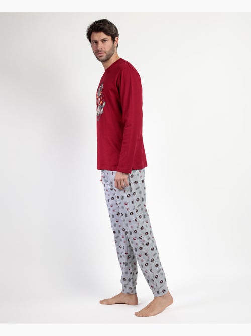 DISNEY MUPPETS Pijama Manga Larga Animal Drumer para Hombre - Kiabi