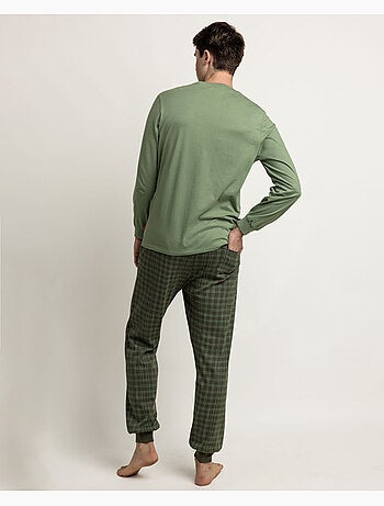 DISNEY MUPPETS Pijama Manga Larga Green On para Hombre