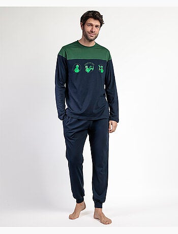 DISNEY MUPPETS Pijama Manga Larga Kermit The Frog para Hombre