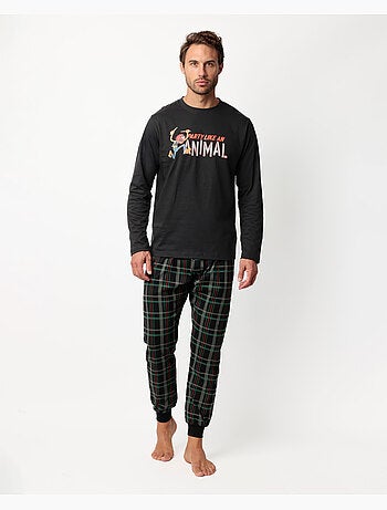 DISNEY MUPPETS Pijama Manga Larga Party Animal para Hombre